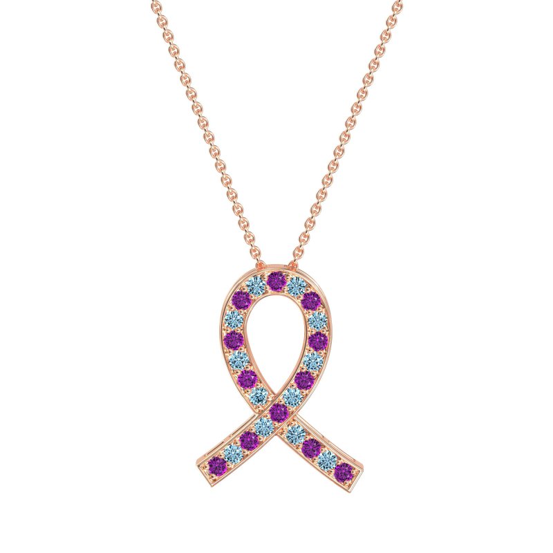 Awareness Ribbon Necklace