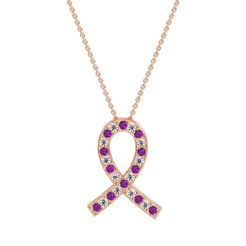 Awareness Ribbon Necklace