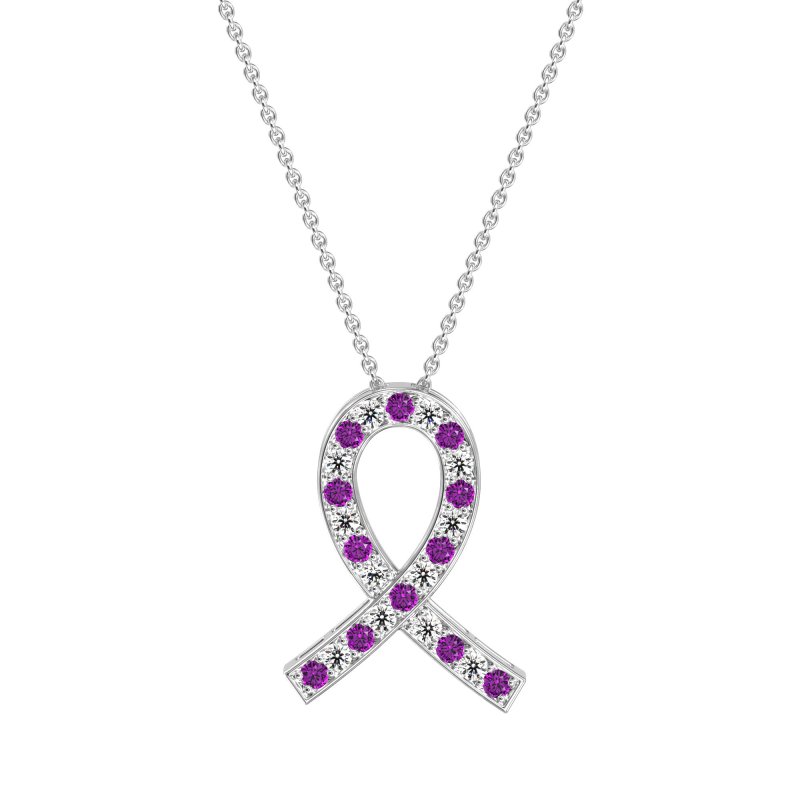 Awareness Ribbon Necklace