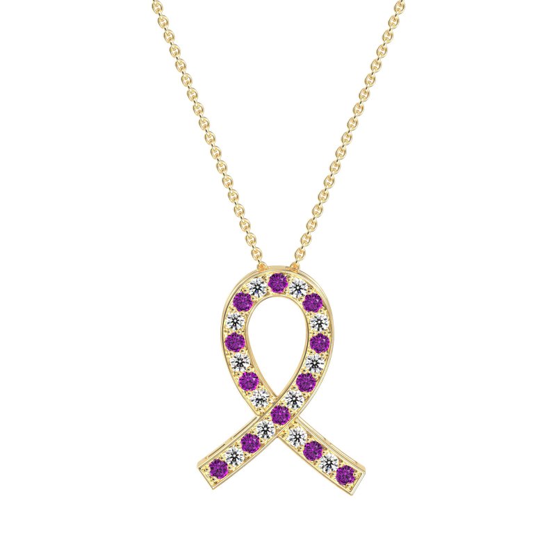 Awareness Ribbon Necklace