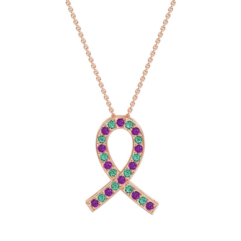 Awareness Ribbon Necklace