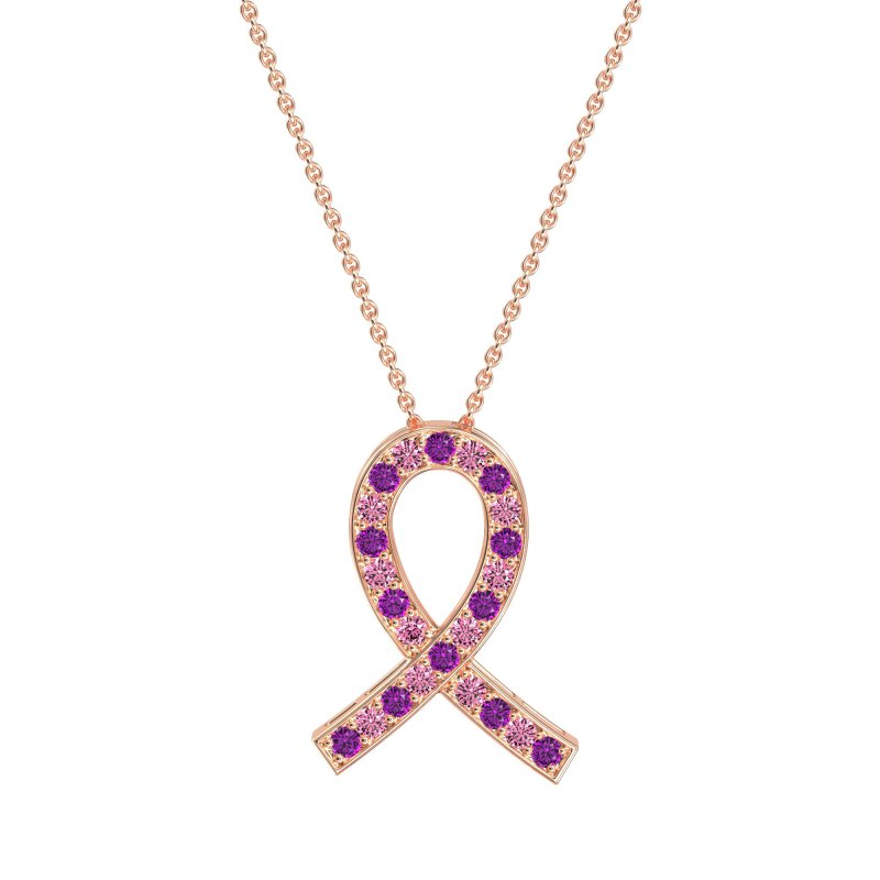 Awareness Ribbon Necklace