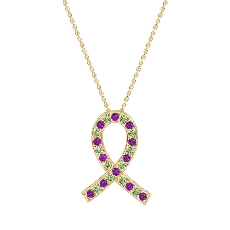 Awareness Ribbon Necklace