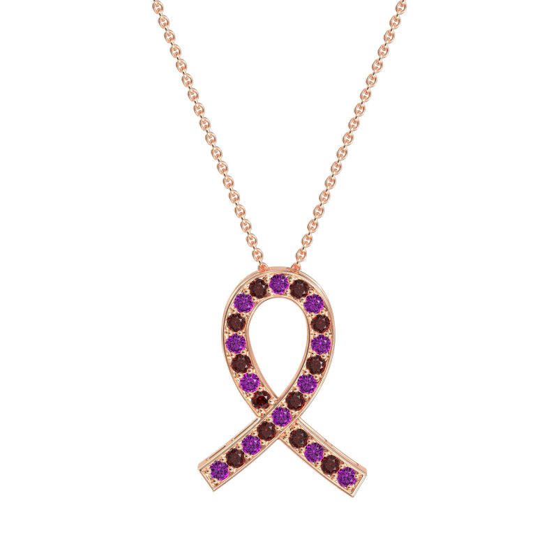 Awareness Ribbon Necklace