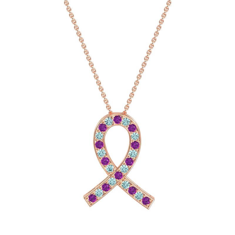 Awareness Ribbon Necklace