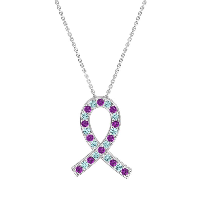 Awareness Ribbon Necklace