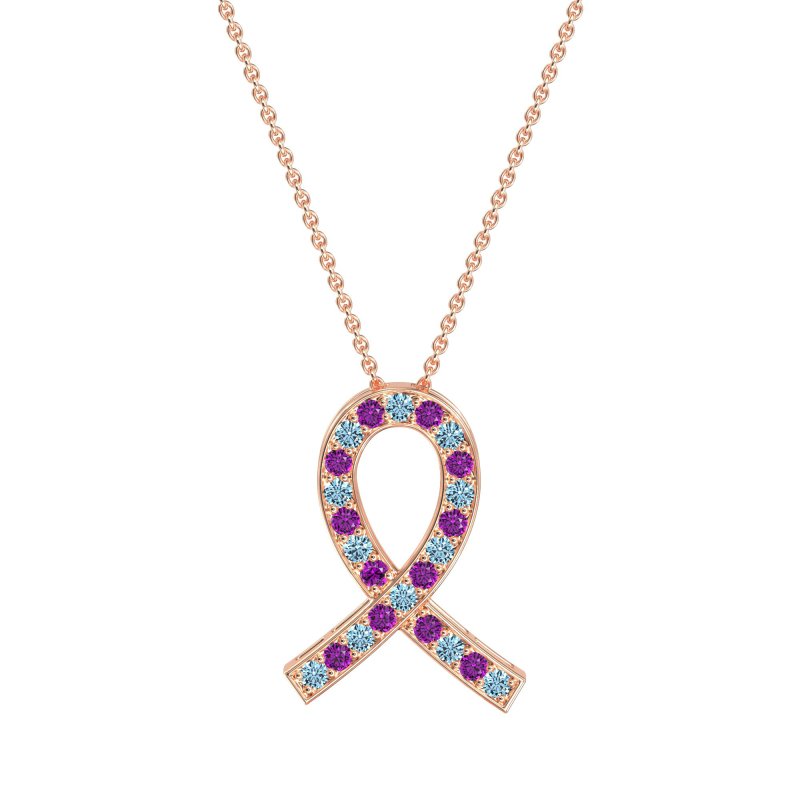 Awareness Ribbon Necklace