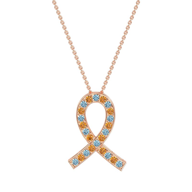 Awareness Ribbon Necklace