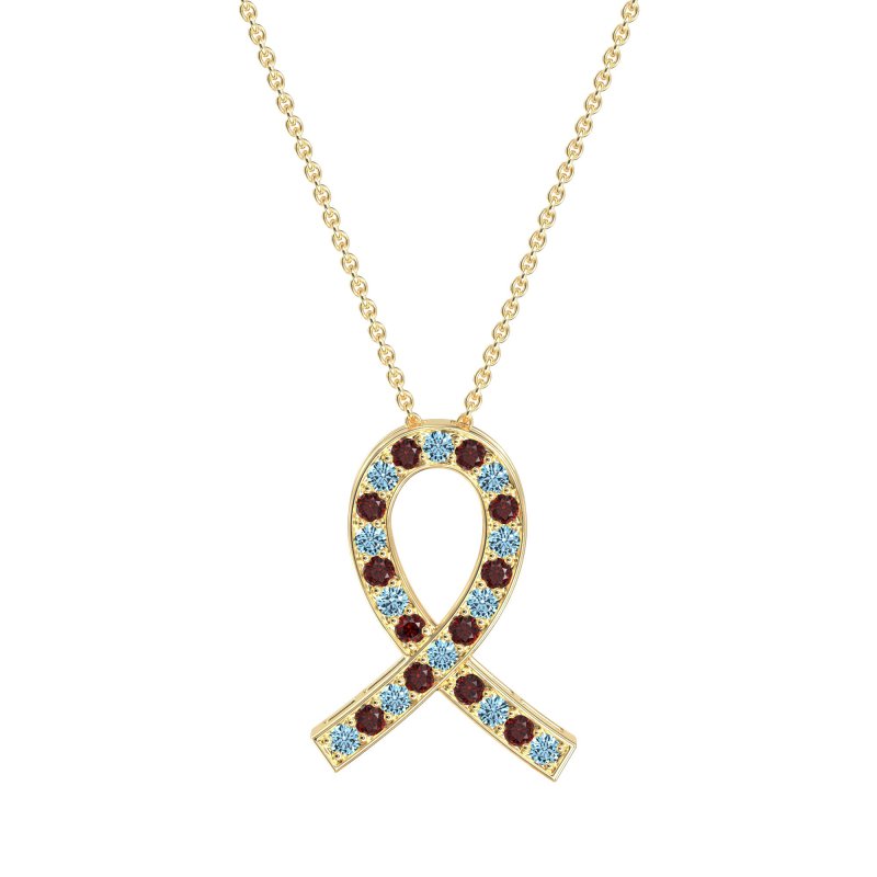 Awareness Ribbon Necklace