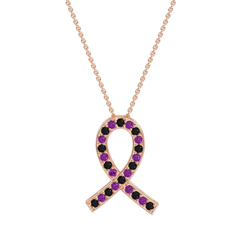 Awareness Ribbon Necklace