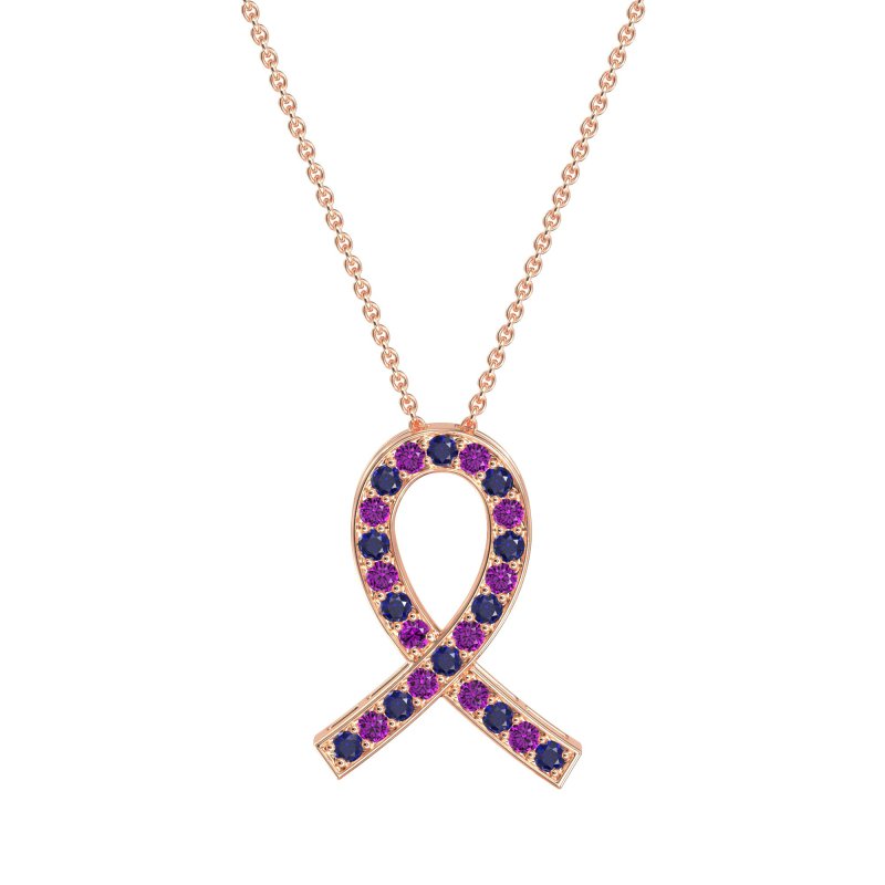 Awareness Ribbon Necklace