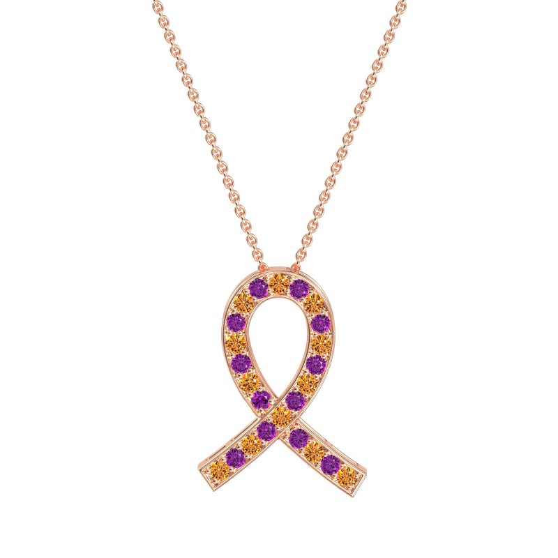 Awareness Ribbon Necklace