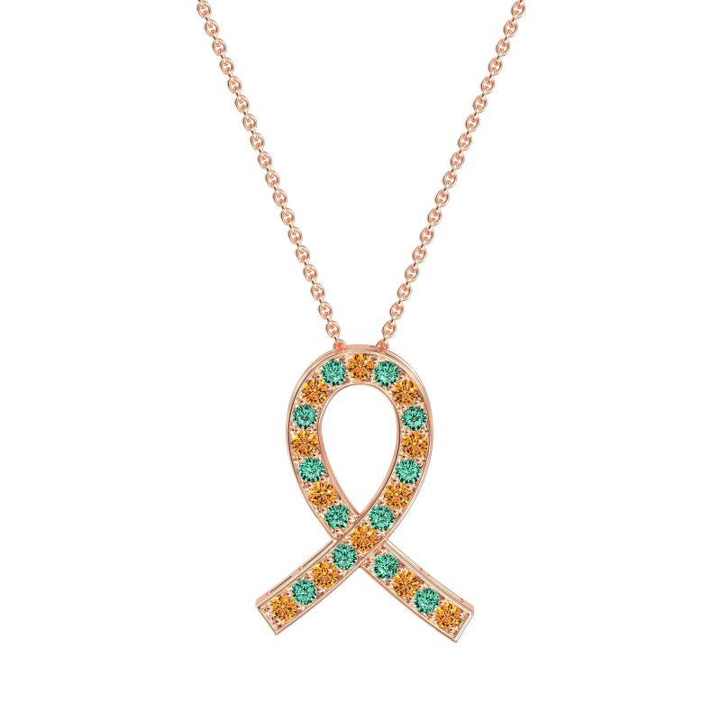 Awareness Ribbon Necklace