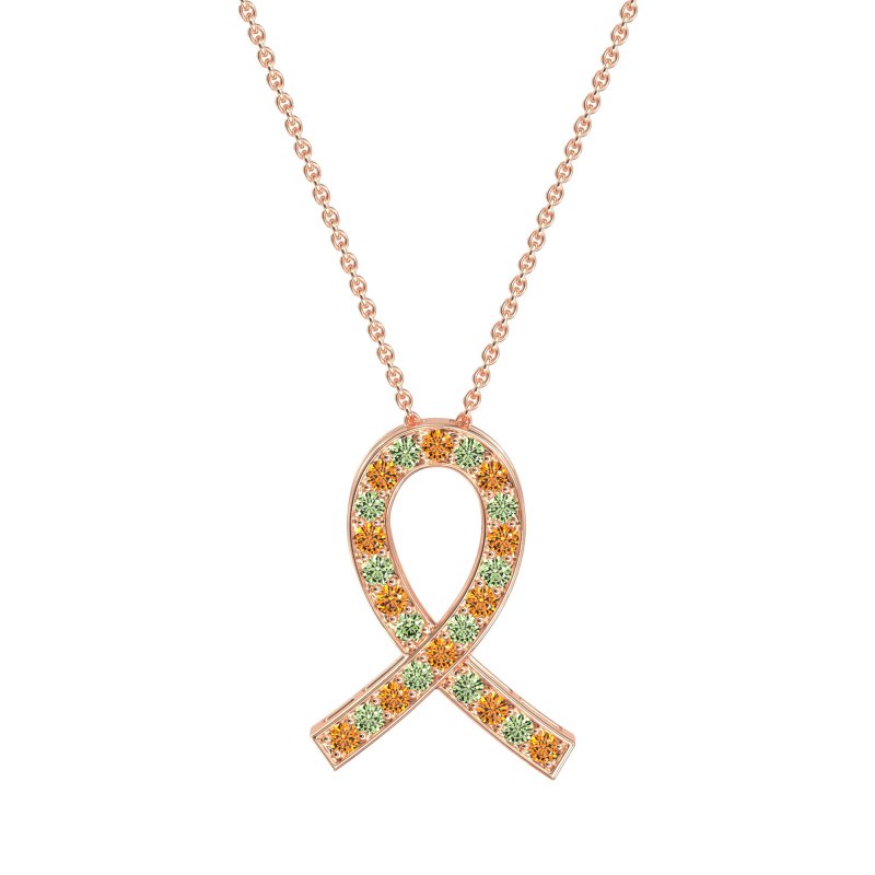 Awareness Ribbon Necklace