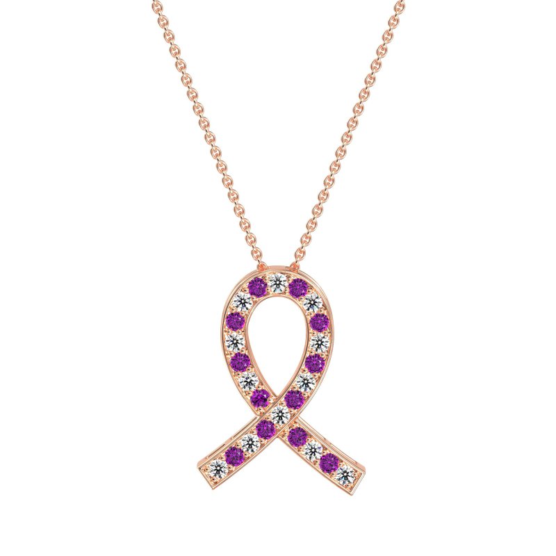 Awareness Ribbon Necklace