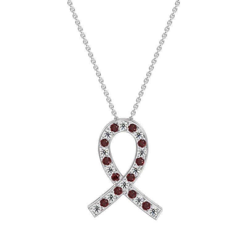 Awareness Ribbon Necklace