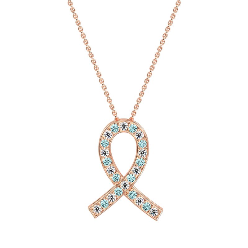 Awareness Ribbon Necklace