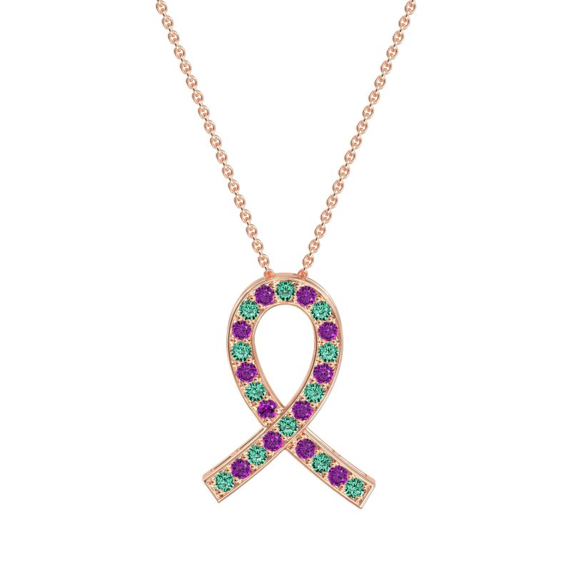 Awareness Ribbon Necklace