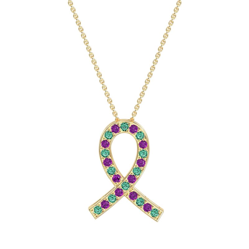 Awareness Ribbon Necklace