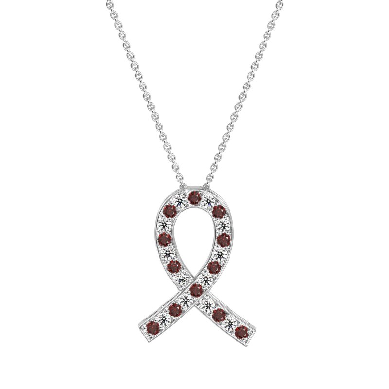 Awareness Ribbon Necklace