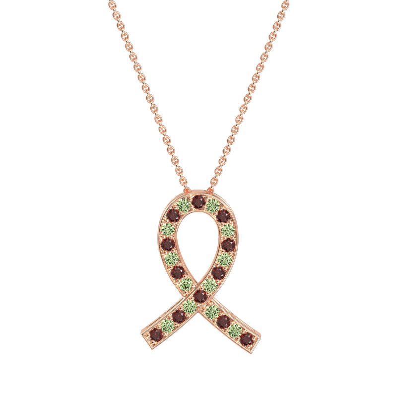 Awareness Ribbon Necklace