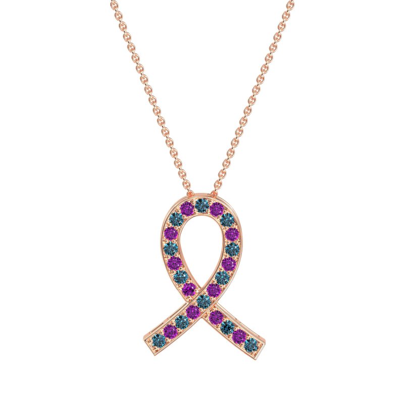 Awareness Ribbon Necklace