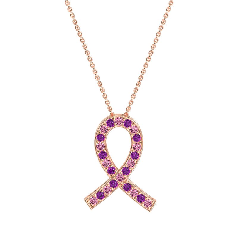 Awareness Ribbon Necklace