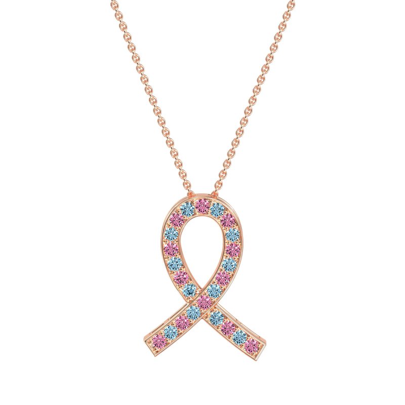 Awareness Ribbon Necklace
