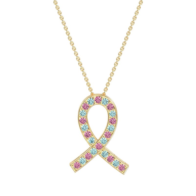 Awareness Ribbon Necklace
