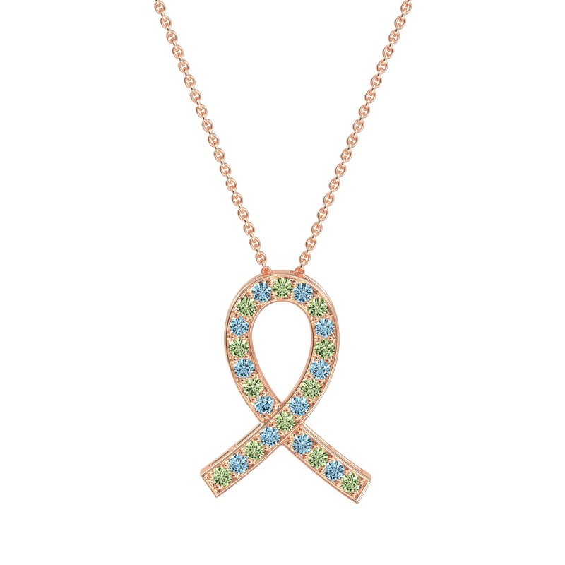 Awareness Ribbon Necklace
