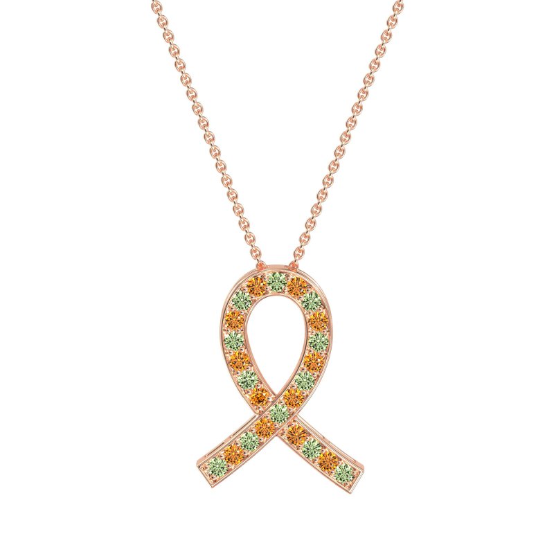 Awareness Ribbon Necklace