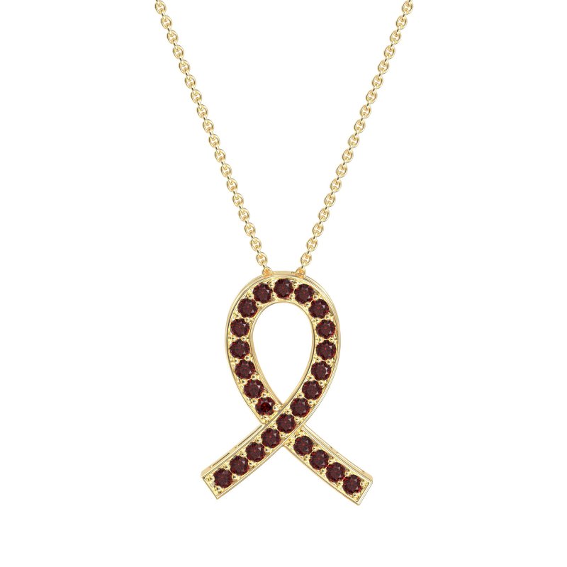 Awareness Ribbon Necklace