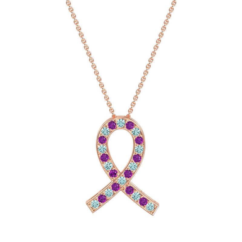 Awareness Ribbon Necklace