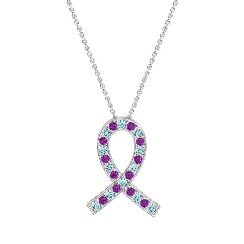 Awareness Ribbon Necklace