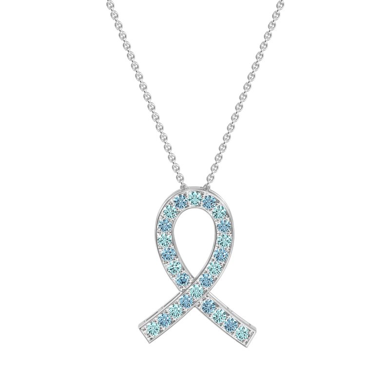 Awareness Ribbon Necklace