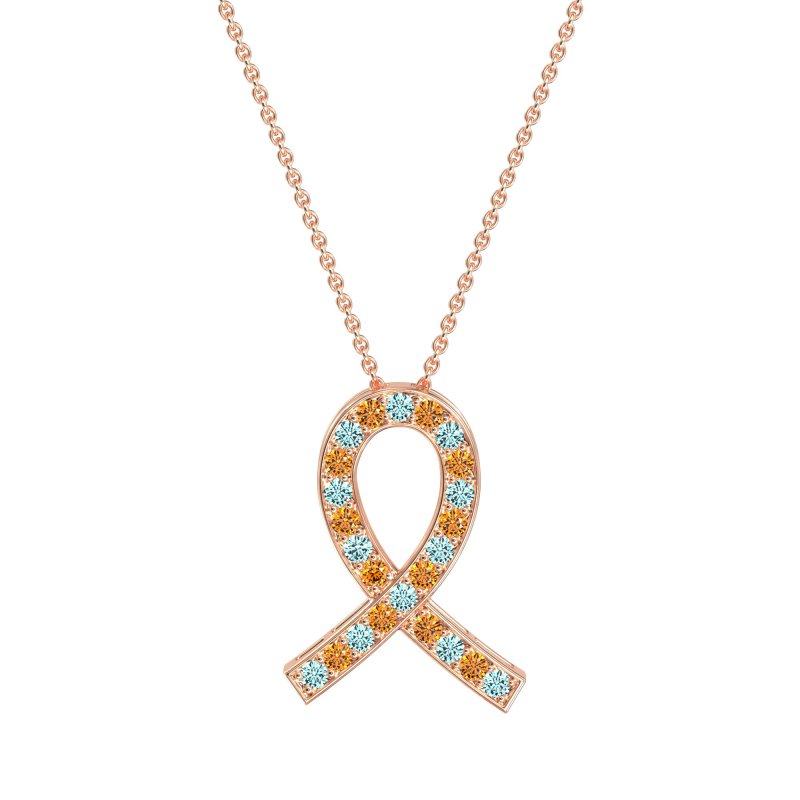 Awareness Ribbon Necklace
