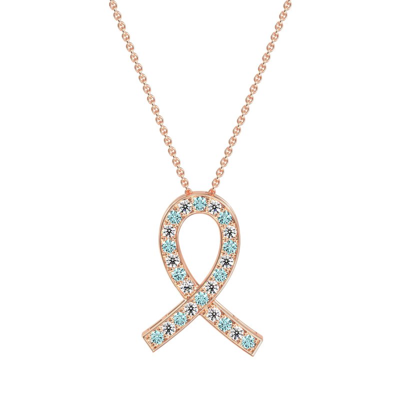 Awareness Ribbon Necklace