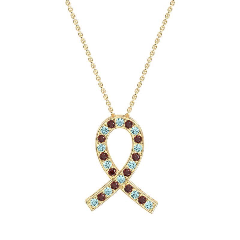 Awareness Ribbon Necklace