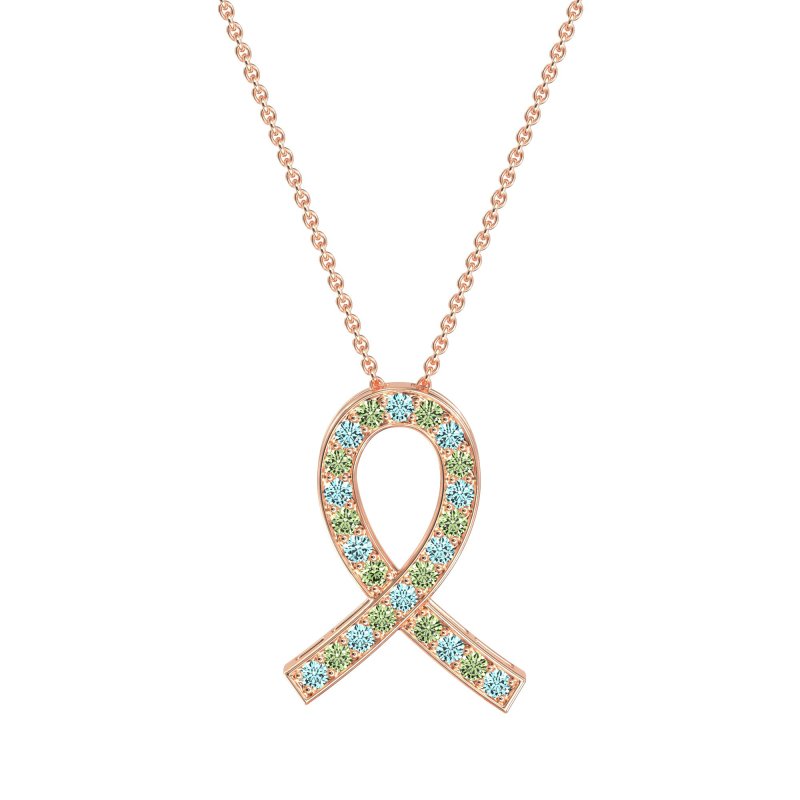 Awareness Ribbon Necklace