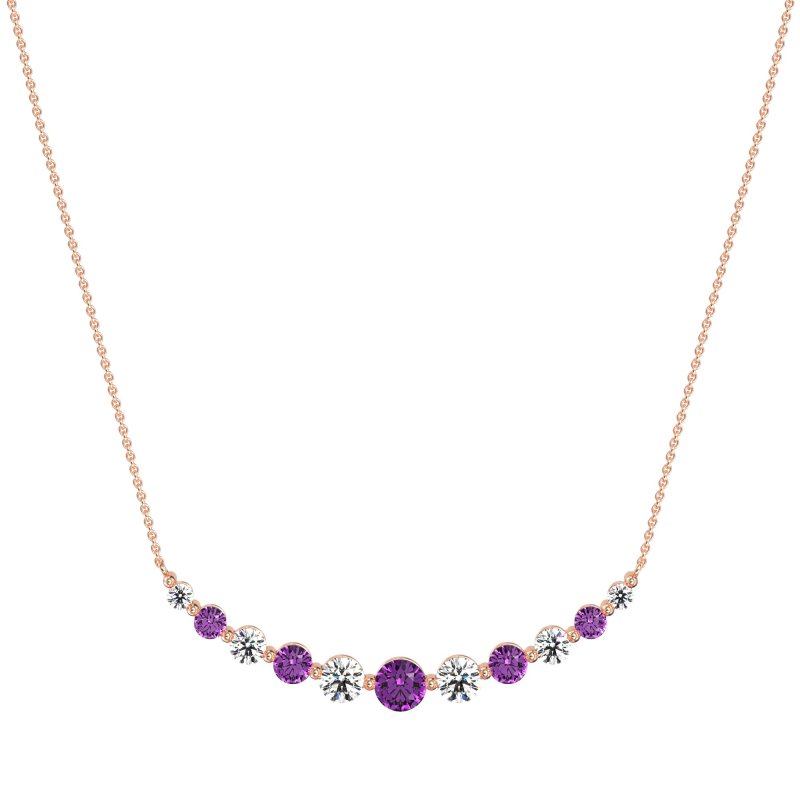 Graduated U-Shape Necklace