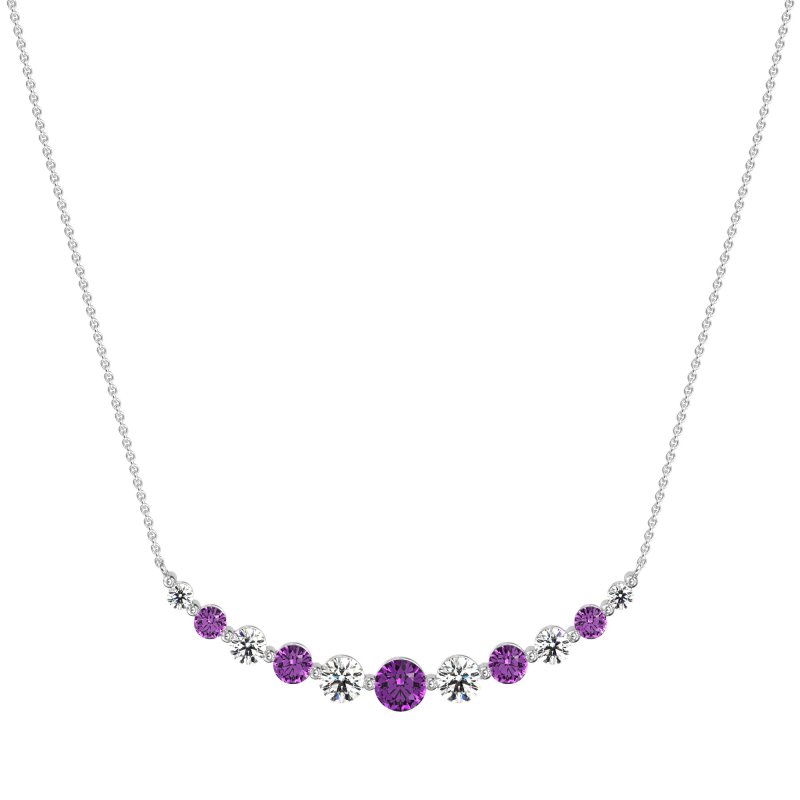 Graduated U-Shape Necklace