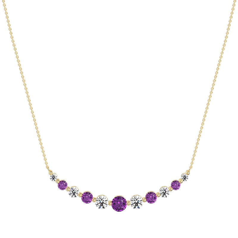 Graduated U-Shape Necklace