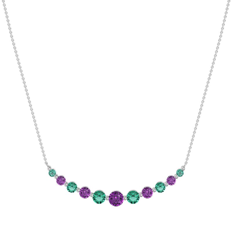 Graduated U-Shape Necklace