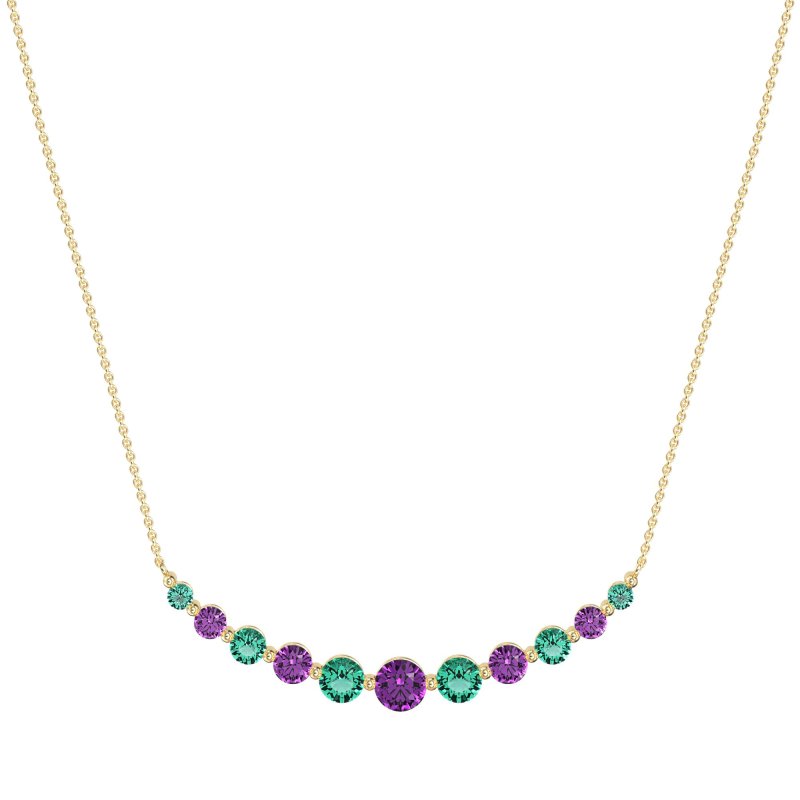 Graduated U-Shape Necklace