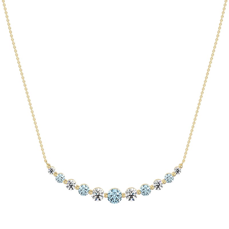 Graduated U-Shape Necklace