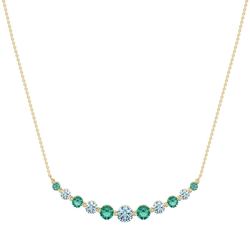 Graduated U-Shape Necklace