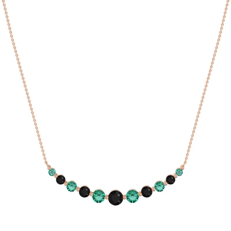 Graduated U-Shape Necklace