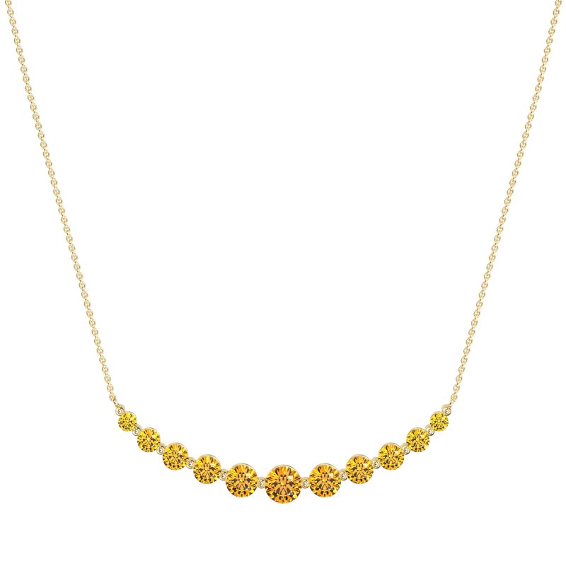 Graduated U-Shape Necklace