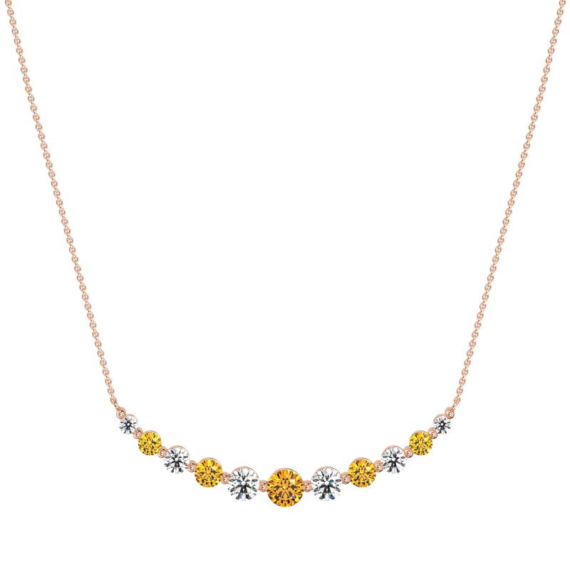 Graduated U-Shape Necklace