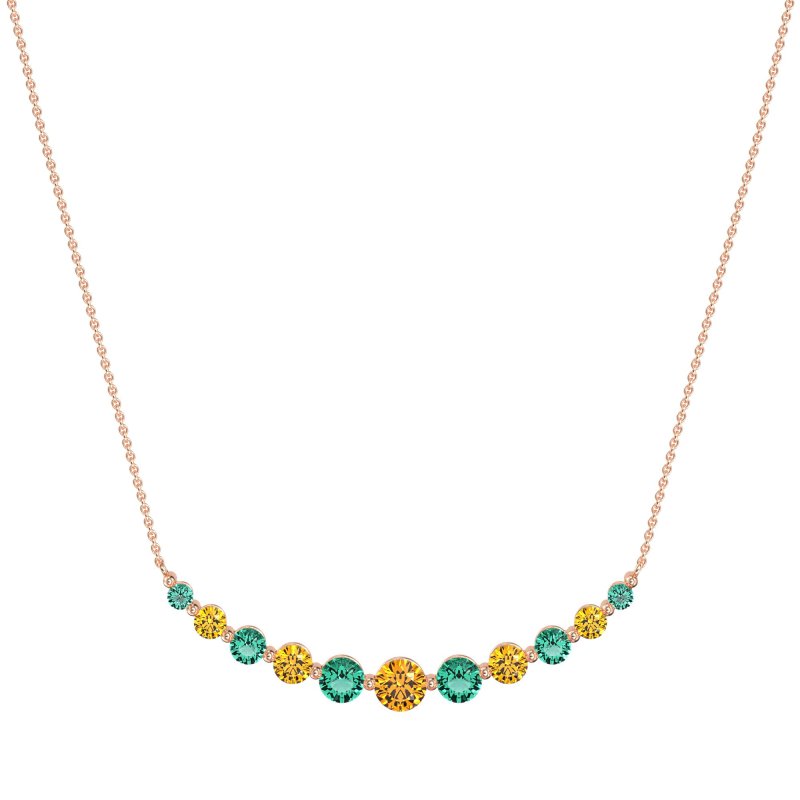 Graduated U-Shape Necklace